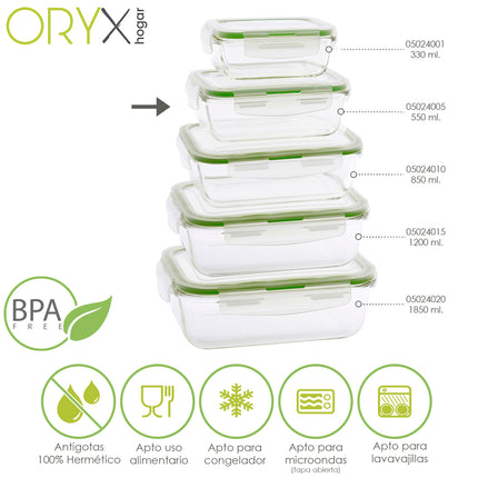  recipiente hermetico