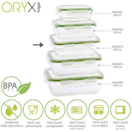  recipiente hermetico