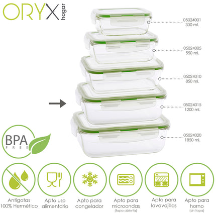  recipiente hermetico