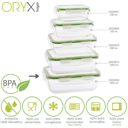  recipiente hermetico