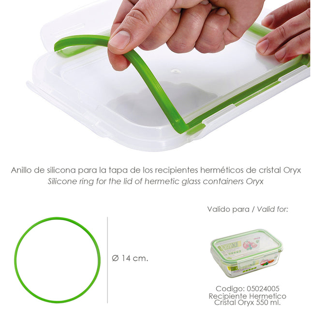  anillo silicona recipiente hermetico