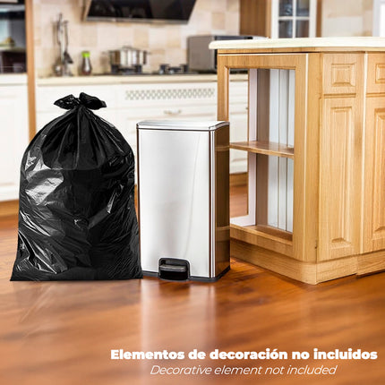 Bolsa Basura Cierre Facil 50 Litros Rollo 10 Bolsas