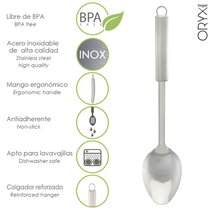  cuchara acero inoxidable