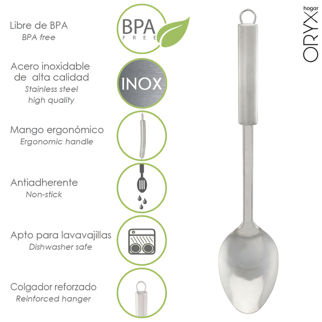  cuchara acero inoxidable