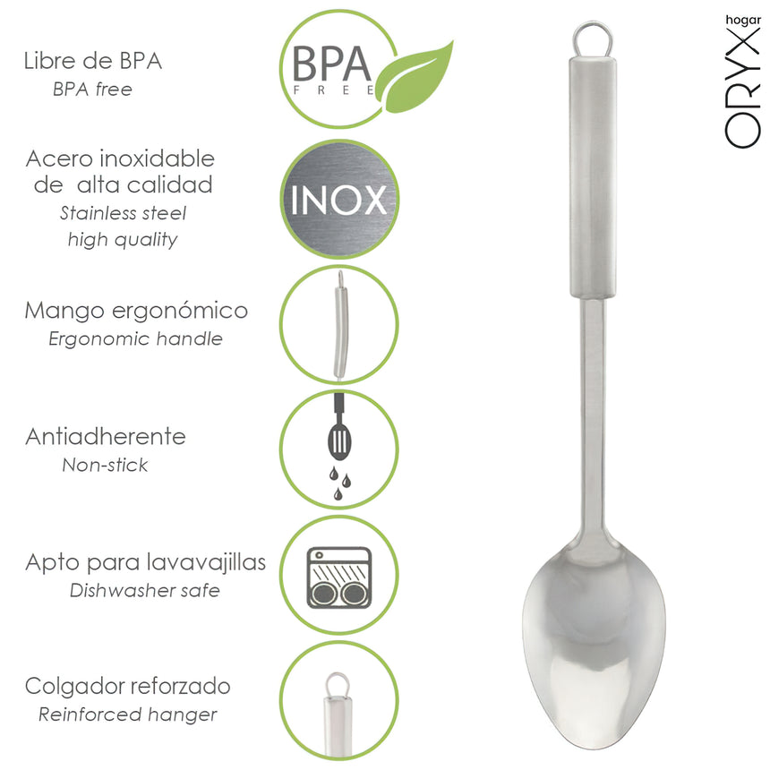  cuchara acero inoxidable