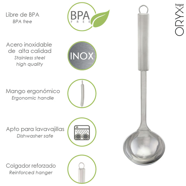  cucharon acero inoxidable