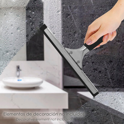 Limpador de janelas profissional de aço inoxidável 30 cm.