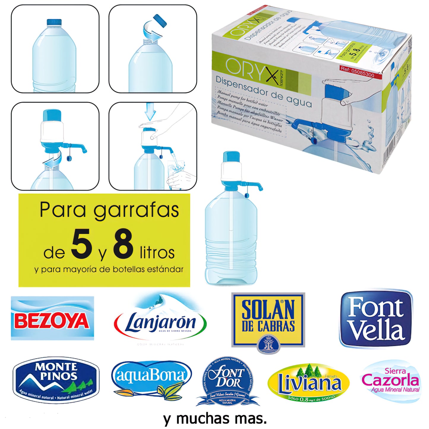 Dispensador De Agua Para Garrafas y Botellas