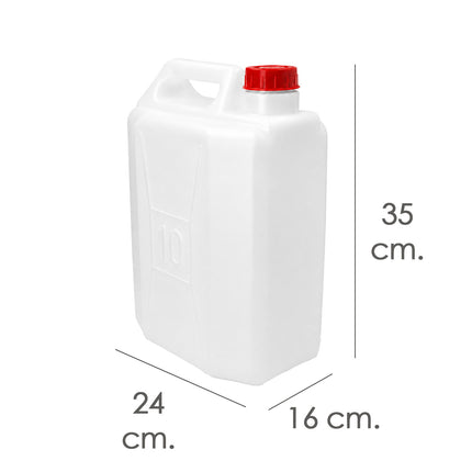 Bidon Alimentario / Garrafa Plastico 10 Litros