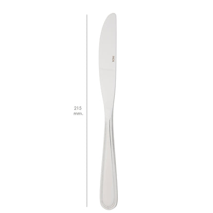 Cuchillo Mesa Valencia 215 mm.Caja 12 unidades