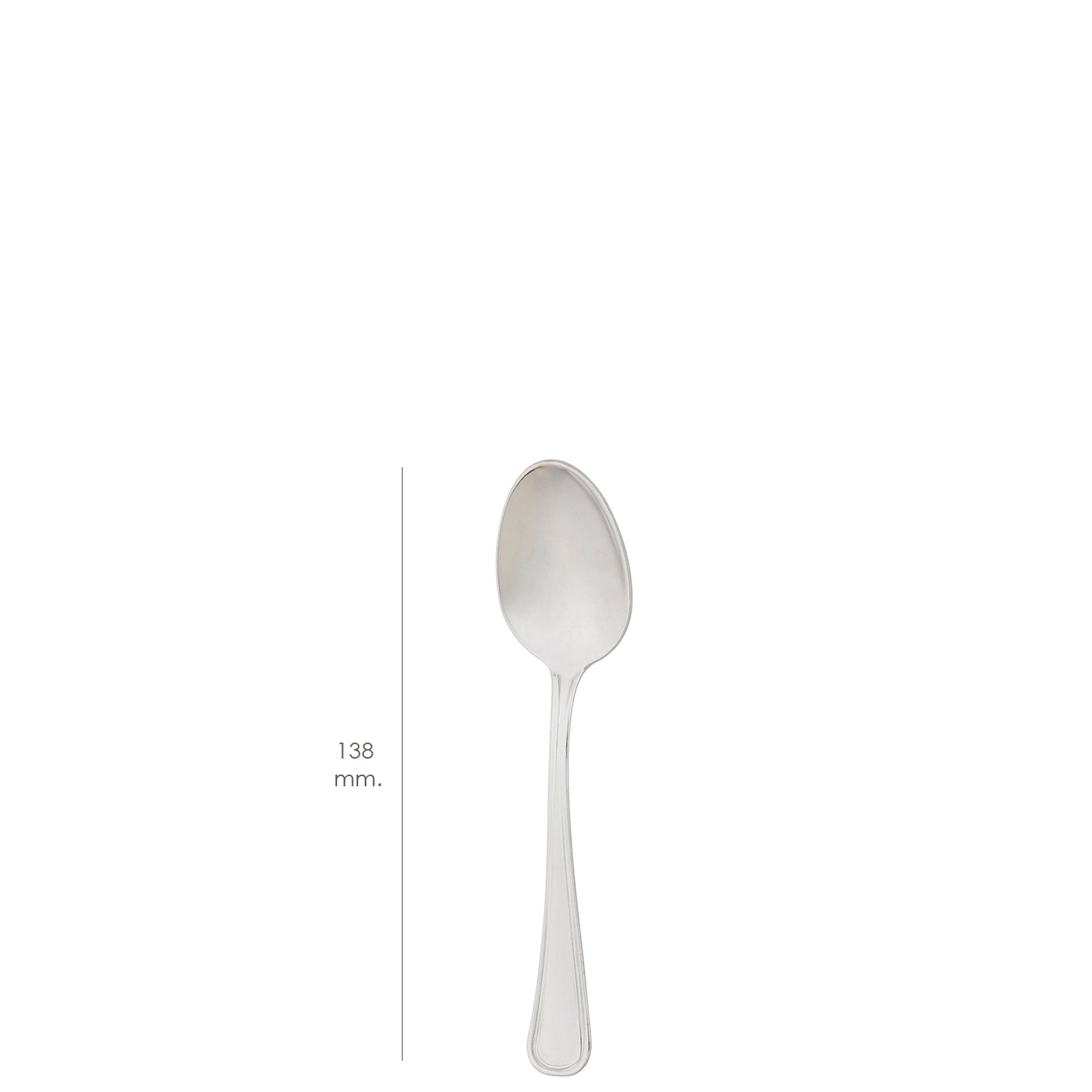 Valencia Coffee and Dessert Spoon 138 mm. Box of 12 units