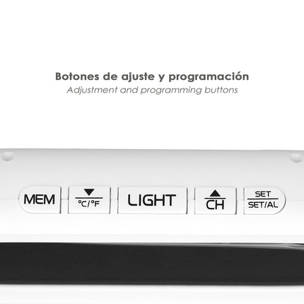 Outdoor/Indoor Weather Station. Humidity, Temperature, Weather Forecast and Atmospheric Pressure.