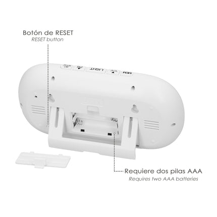 Outdoor/Indoor Weather Station. Humidity, Temperature, Weather Forecast and Atmospheric Pressure.