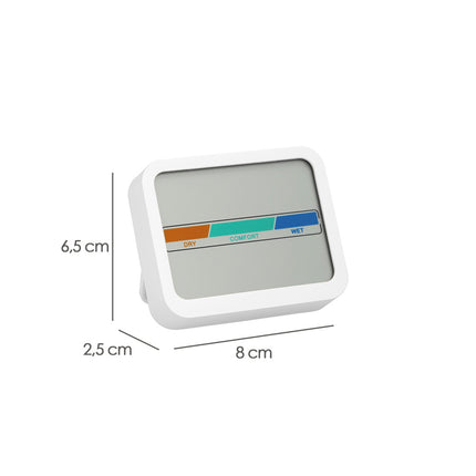 Digital Thermometer Hygrometer Indoor and Outdoor Minimum/Maximum with Humidity Indicator