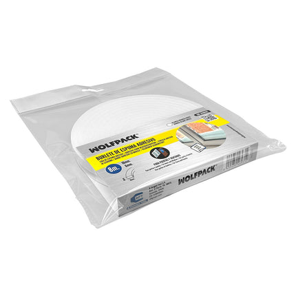 Burlete Espuma 8 m. x 6mm. x 10mm.