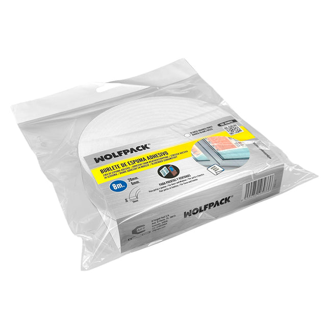 Burlete Espuma 8 m. x 6 mm. x 20 mm.