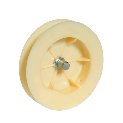 Disco cego de plástico com espigão metálico 120x40 mm. Fita de 18 mm.