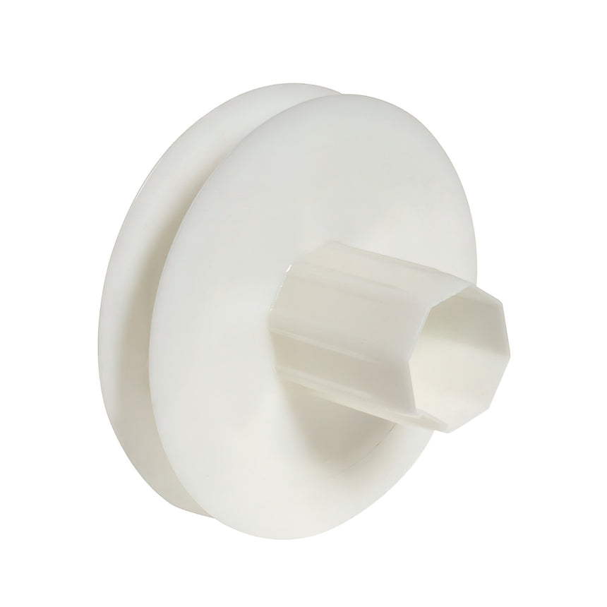 Disco compacto de plástico para persianas de enrolar para rolamentos 120x40 mm. Fita de 18 mm.