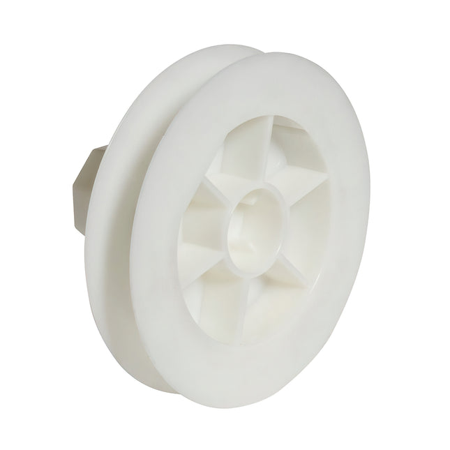 Compact Plastic Roller Blind Disc for 120x40 mm Bearing. 18 mm Tape.