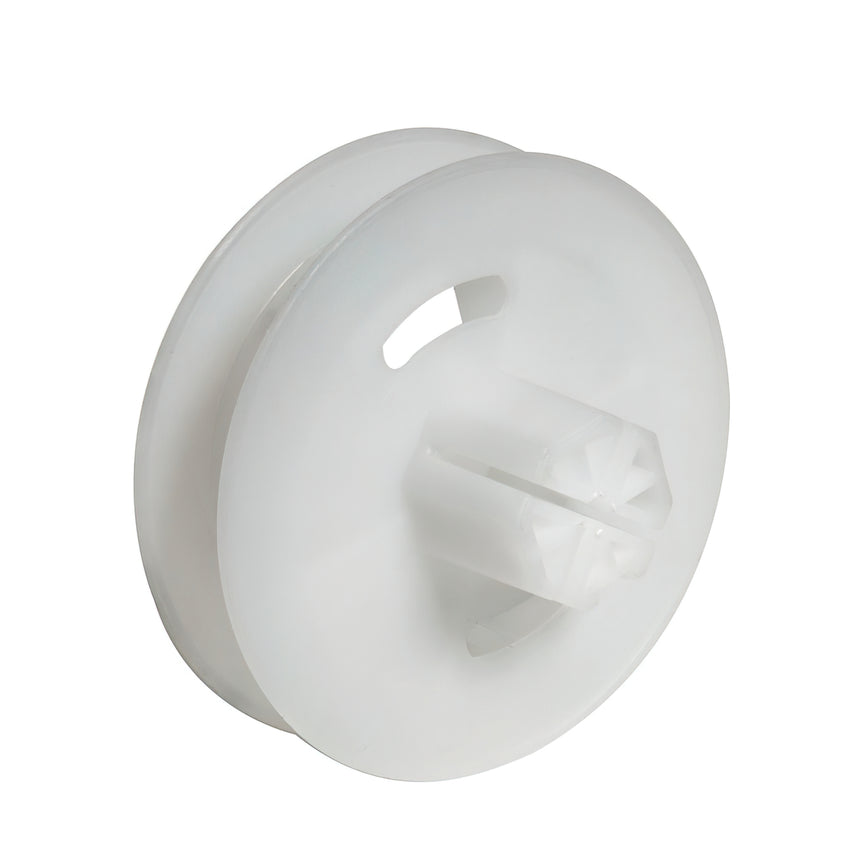 Disco cego de plástico octogonal 130x40 mm. Fita de 22 mm.