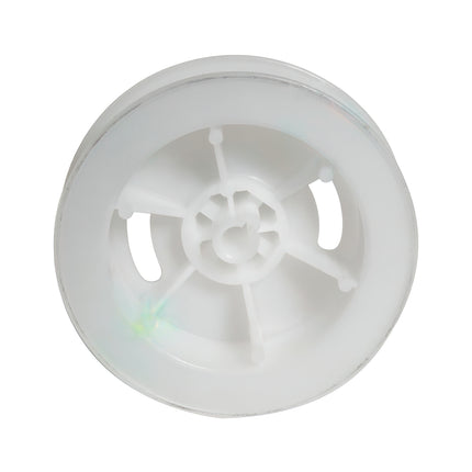 Disco cego de plástico octogonal 130x40 mm. Fita de 22 mm.