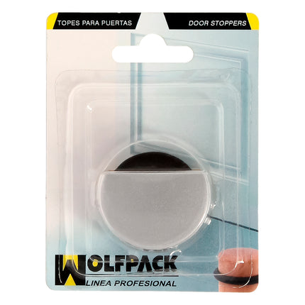 Matte Chrome Silent Adhesive Door Stop