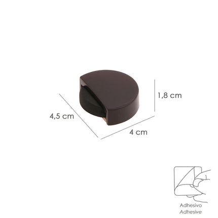 Brown Silent Adhesive Door Stop