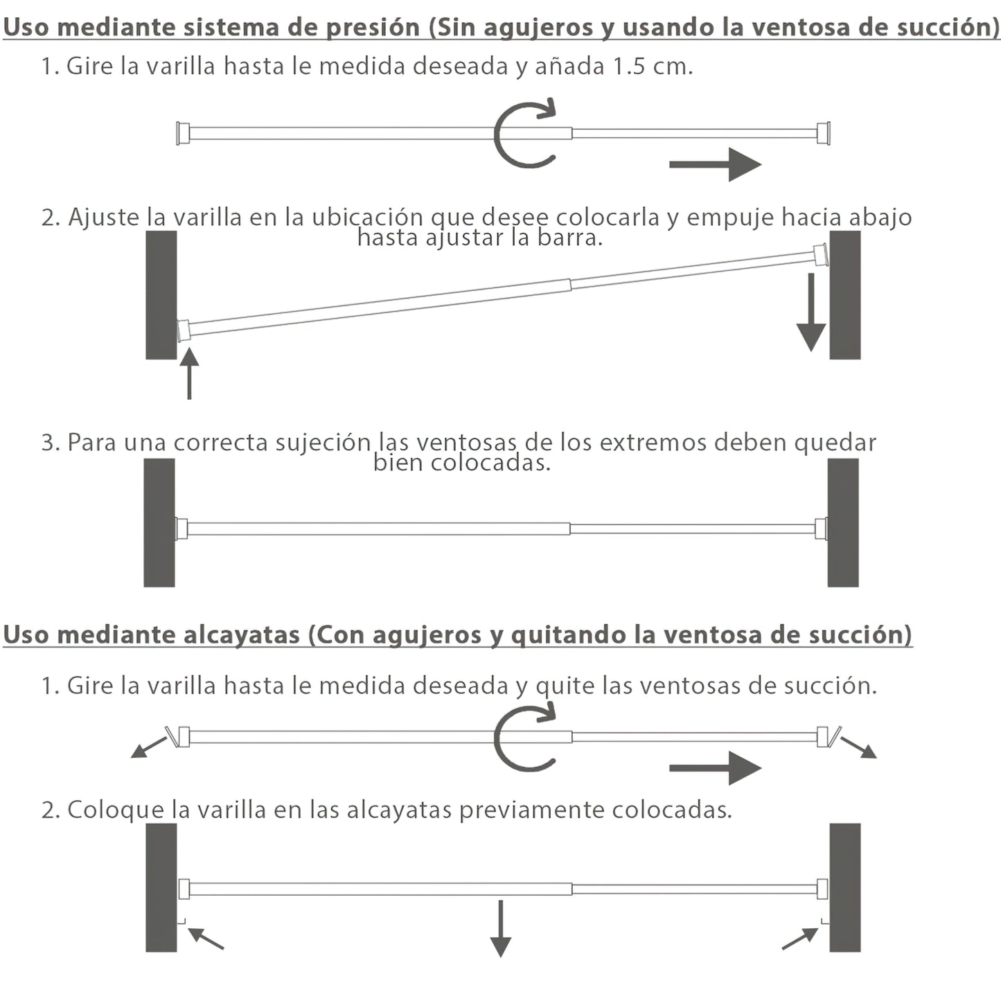  soporte visillos