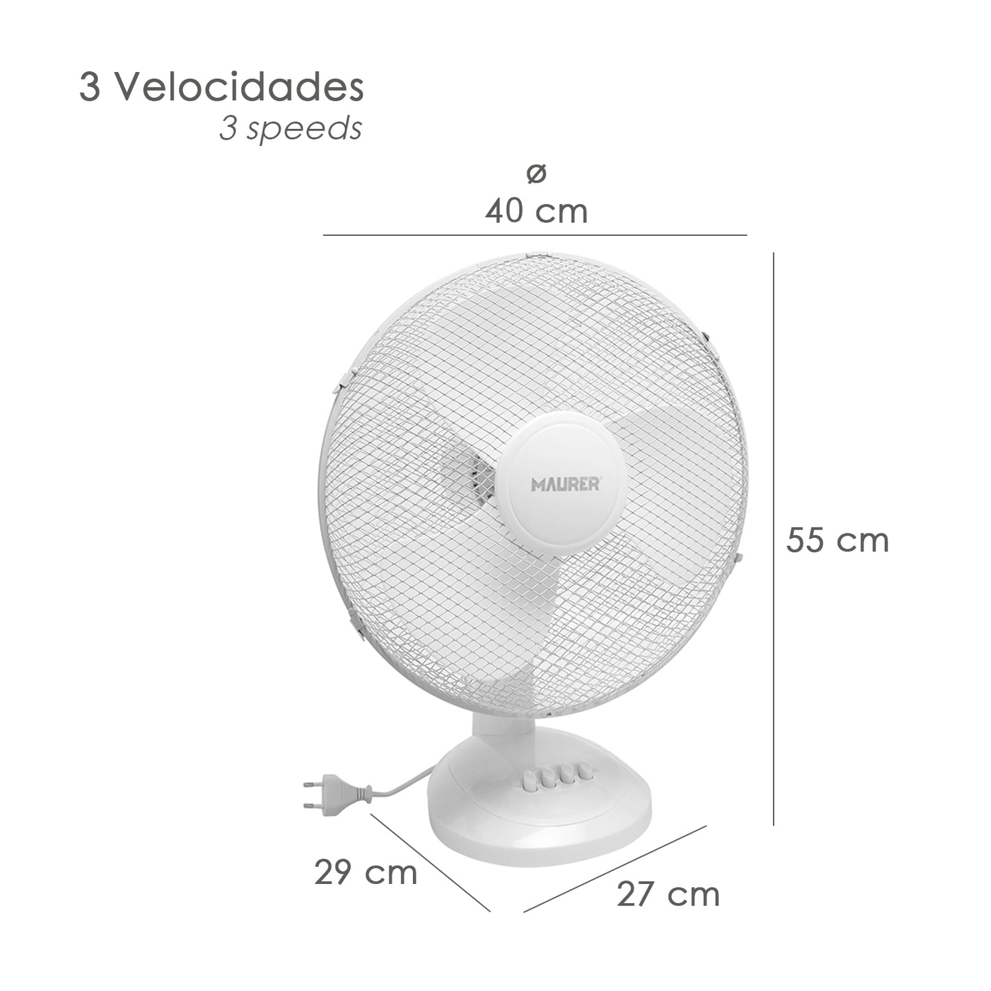  ventilador 3 velocidades