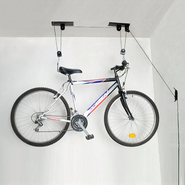 Bike Rack Ceiling Pulleys