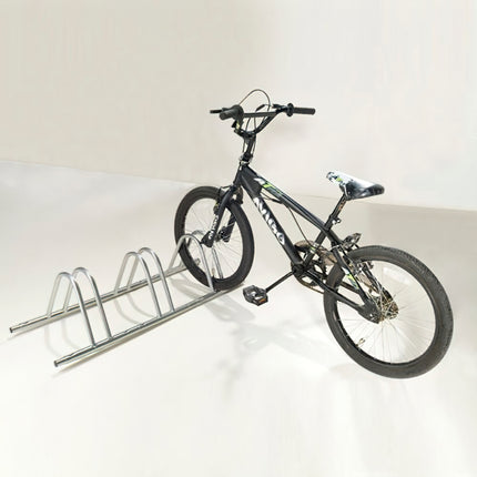 Suporte de bicicleta individual modular para piso