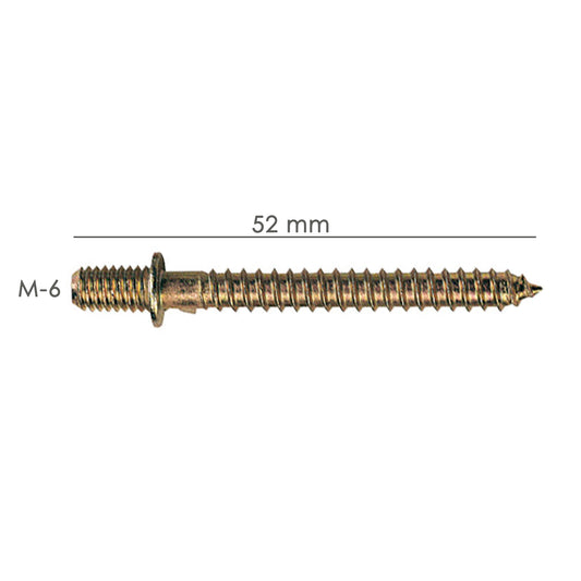 Esparrago Para Soporte Madera 35-28 ø mm.  (Caja 25 Unidades)