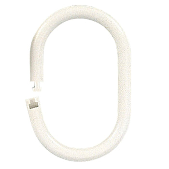 Anel de Banho Oval 18 mm. (Pacote com 100 Unidades) Branco