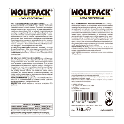 Multipurpose Degreasing Cleaner 750 ml.