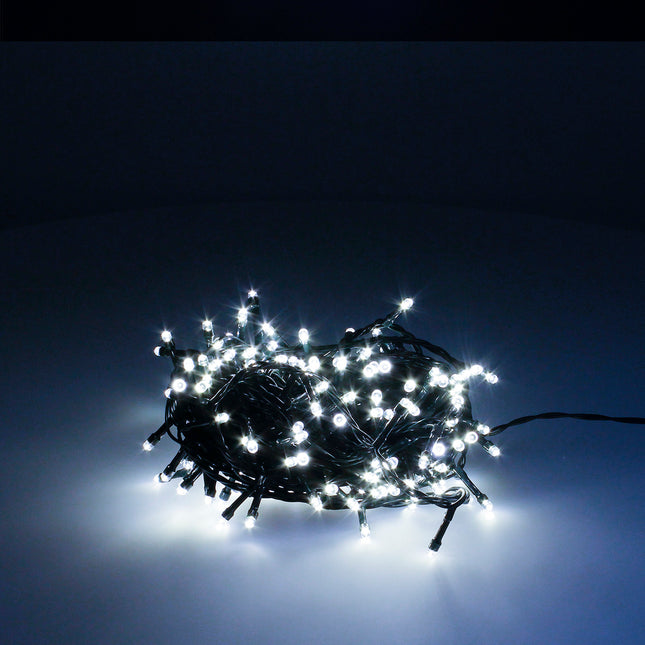 Luces Navidad 180 Leds Color Blanco Frio IP44