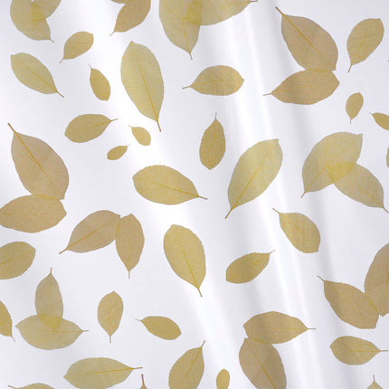 Mantel Hule Rectangular Hojas Transparente Impermeable Antimanchas PVC 140x250 cm.  Recortable Uso Interior y Exterior