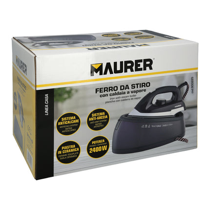 Plancha Vapor-Centro Planchado 2400 Watt.