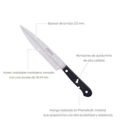 cuchillo vegetales