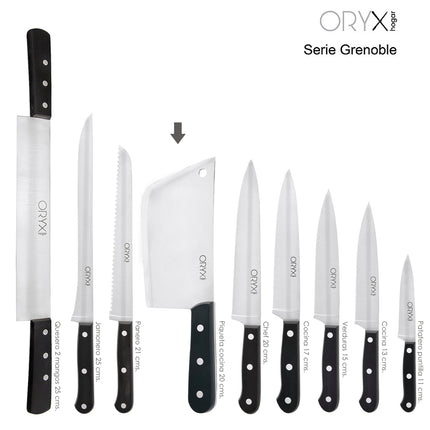 Picareta Grenoble Lâmina de Aço Inoxidável 20 cm. Preta