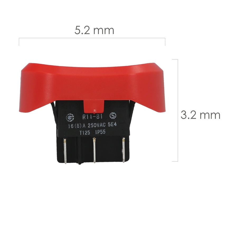 Repuesto Interruptor Para Aspirador Inoxidable (Codigo 07010450)
