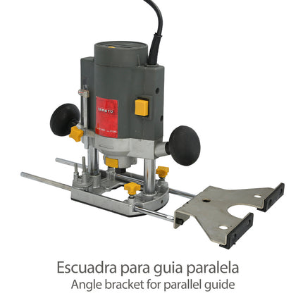 Fresadora Ø 8 mm. 1.020 W Velocidad Ajustable Con Maletin