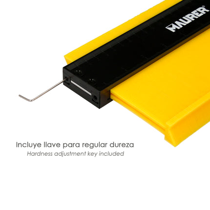 Contour Gauge 100x125 mm. With Lock. Profile Gauge, Shape Gauge, Profile Duplicator, Precise, Adjustable Hardness