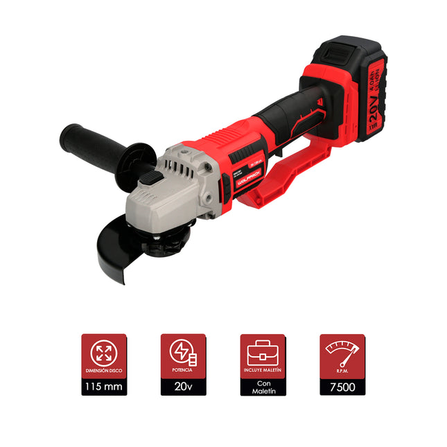 Taladro Atornillador A Batería Yamato 20V - Con Maletín, Batería De Litio 1.5Ah Y Accesorios