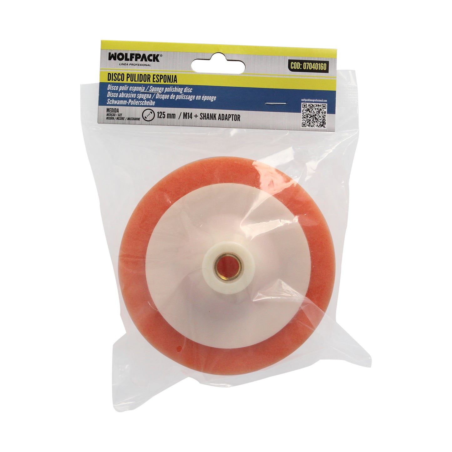 M-14 125mm Sponge Polishing Disc.