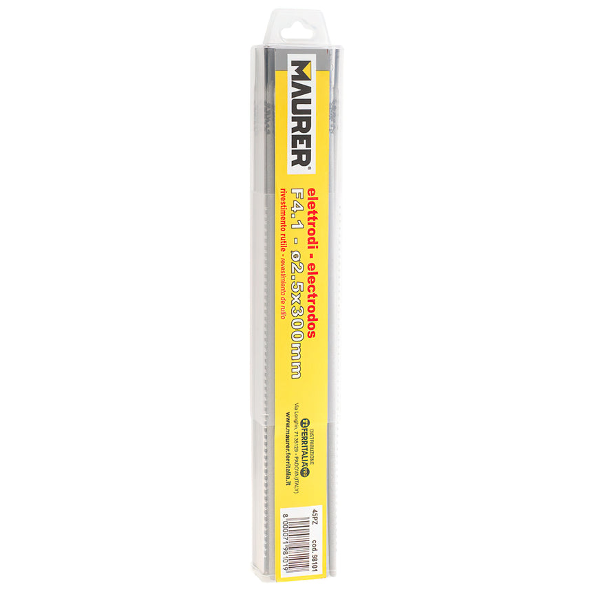 Eletrodos Maurer Blister 50 peças 2,5 mm x 350 mm.