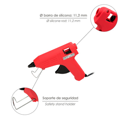 Pistola Termocolante Wolfpack-IDE 40w / 11,5 mm Grande