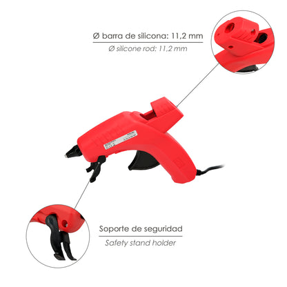 Pistola Termocolante Wolfpack-IDE  80 w. / 11,5 mm Profesional