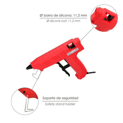 Pistola de Ar Quente Wolfpack-IDE 100 W / 11,5 mm. Industrial