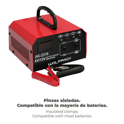 Cargabaterias 6/12V 10-150 Ah Automatico