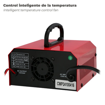 Cargabaterias Con Mantenedor de Carga 6/12V 10-150 Ah Automatico